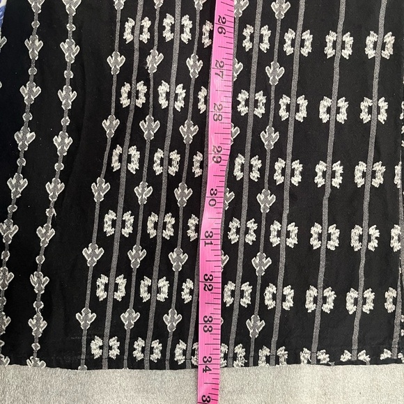 [S]Lou & Grey Black and White Embroidered Boho Tunic Blouse - Picture 6 of 9